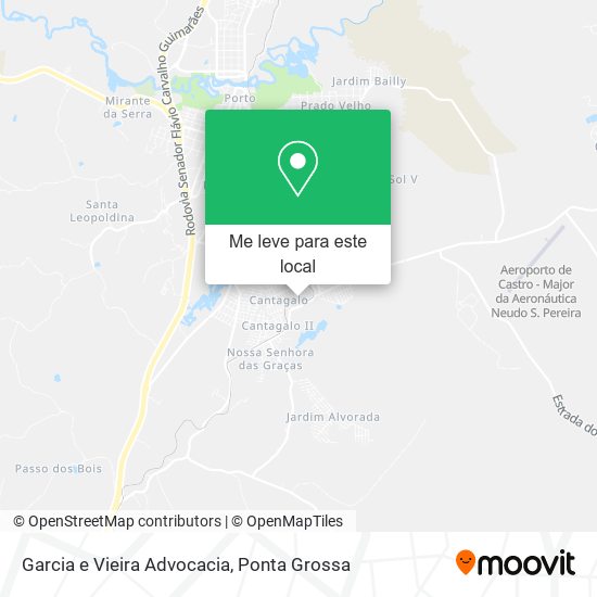 Garcia e Vieira Advocacia mapa