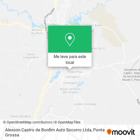 Alexson Castro de Bonfim Auto Socorro Ltda mapa