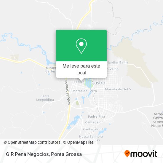 G R Pena Negocios mapa