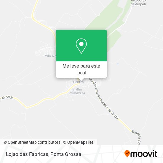 Lojao das Fabricas mapa