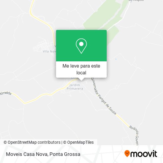 Moveis Casa Nova mapa