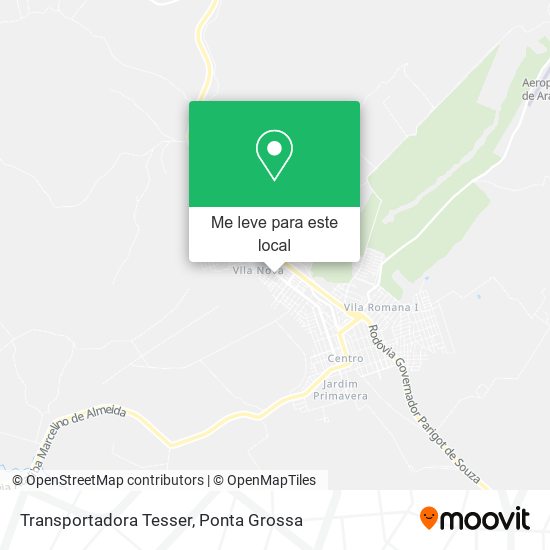 Transportadora Tesser mapa