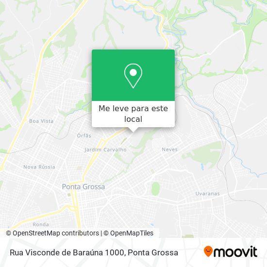 Rua Visconde de Baraúna 1000 mapa