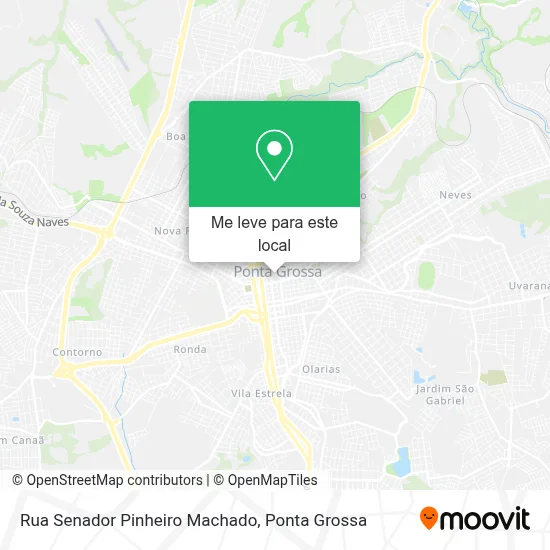 Rua Senador Pinheiro Machado mapa