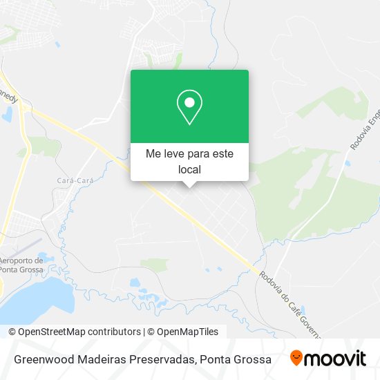 Greenwood Madeiras Preservadas mapa