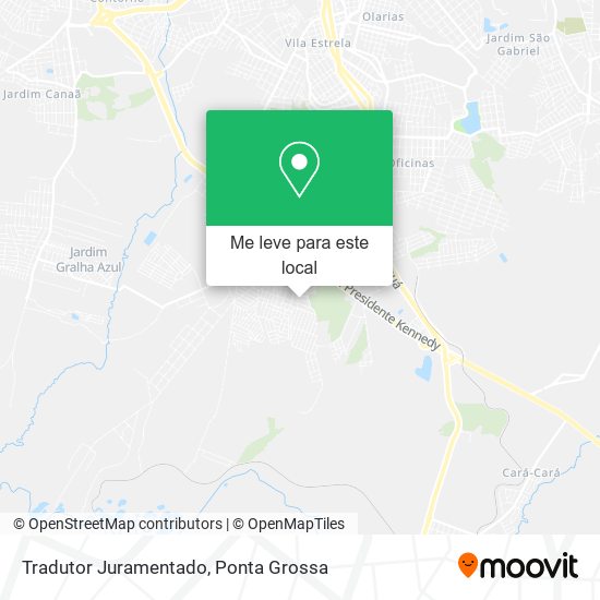 Tradutor Juramentado mapa