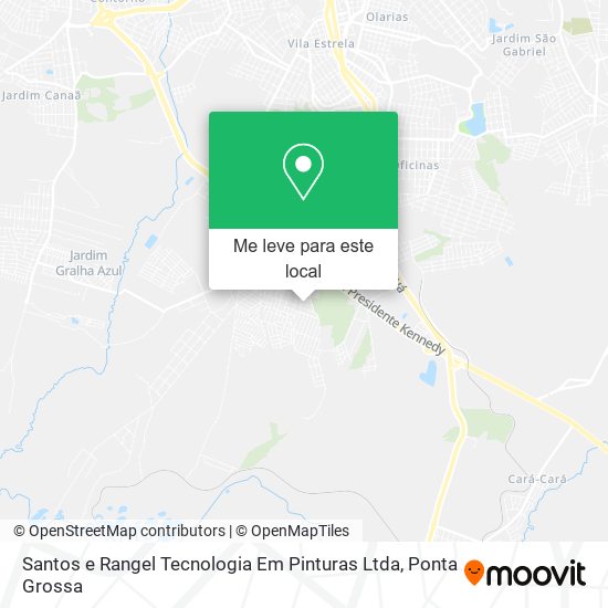 Santos e Rangel Tecnologia Em Pinturas Ltda mapa