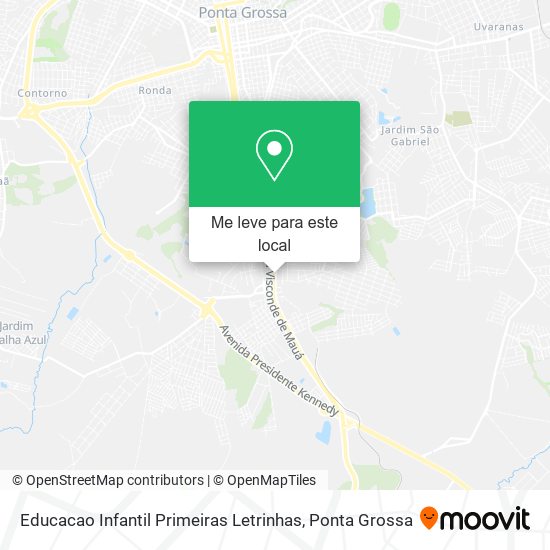 Educacao Infantil Primeiras Letrinhas mapa