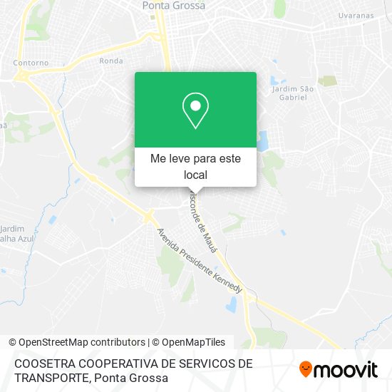 COOSETRA COOPERATIVA DE SERVICOS DE TRANSPORTE mapa