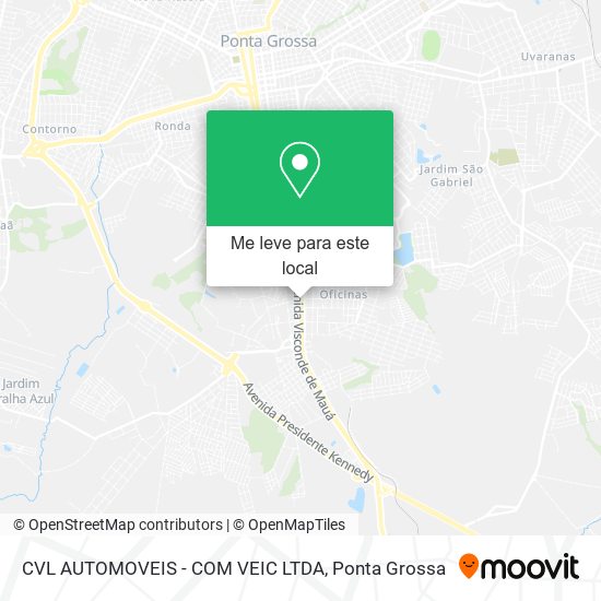 CVL AUTOMOVEIS - COM VEIC LTDA mapa