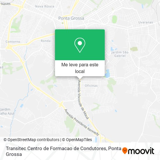 Transitec Centro de Formacao de Condutores mapa