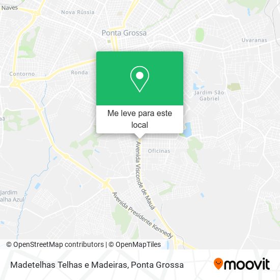 Madetelhas Telhas e Madeiras mapa