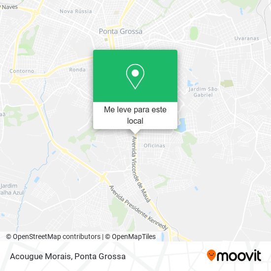 Acougue Morais mapa