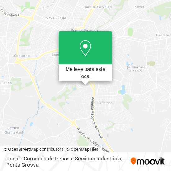 Cosai - Comercio de Pecas e Servicos Industriais mapa