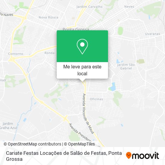 Cariate Festas Locações de Salão de Festas mapa