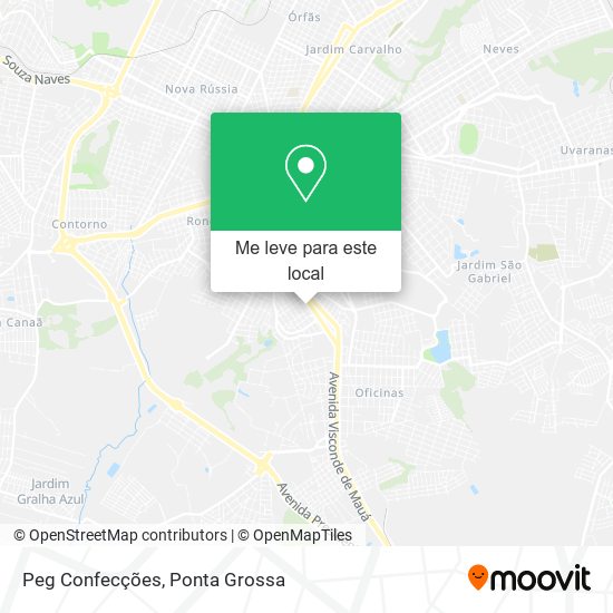 Peg Confecções mapa