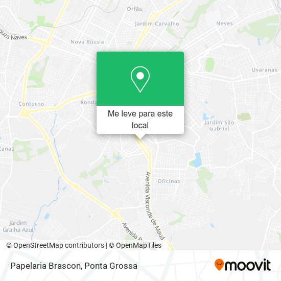 Papelaria Brascon mapa