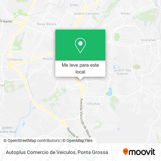 Autoplus Comercio de Veiculos mapa