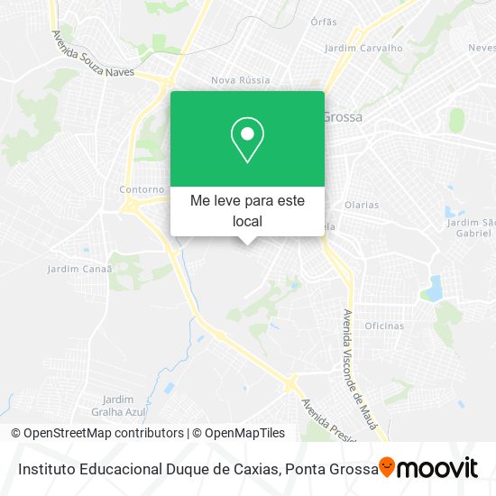 Instituto Educacional Duque de Caxias mapa