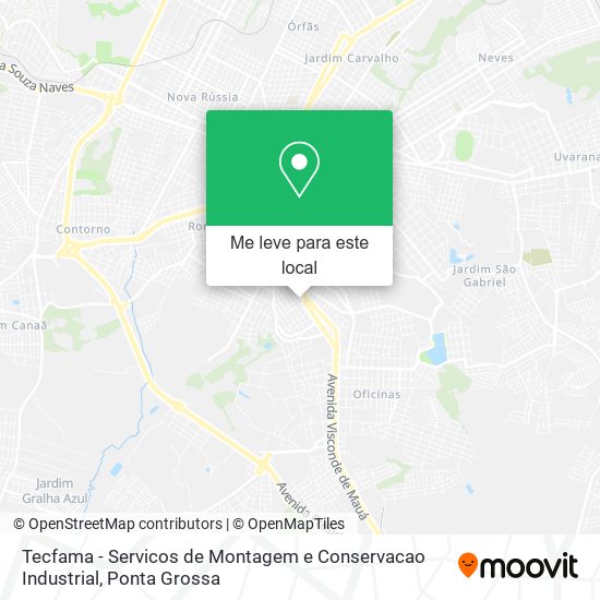 Tecfama - Servicos de Montagem e Conservacao Industrial mapa