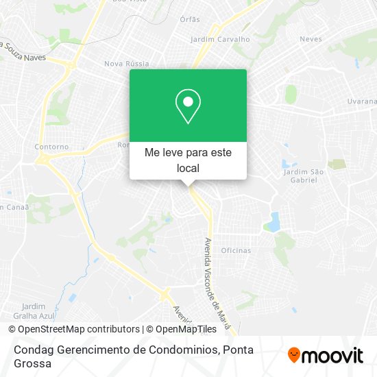 Condag Gerencimento de Condominios mapa