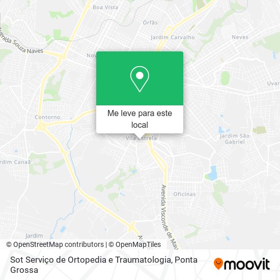 Sot Serviço de Ortopedia e Traumatologia mapa