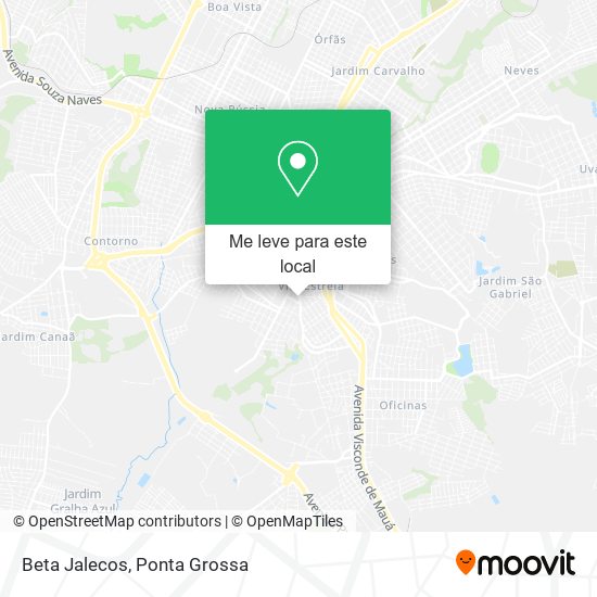 Beta Jalecos mapa