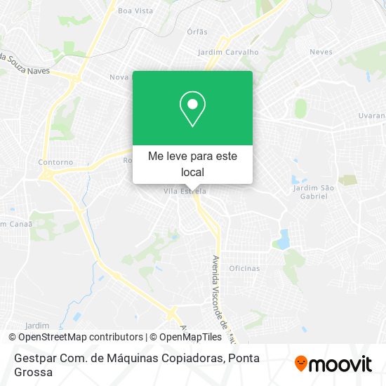 Gestpar Com. de Máquinas Copiadoras mapa