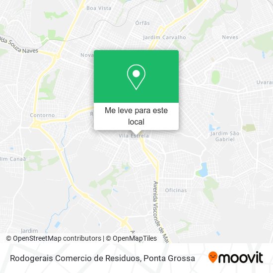 Rodogerais Comercio de Residuos mapa