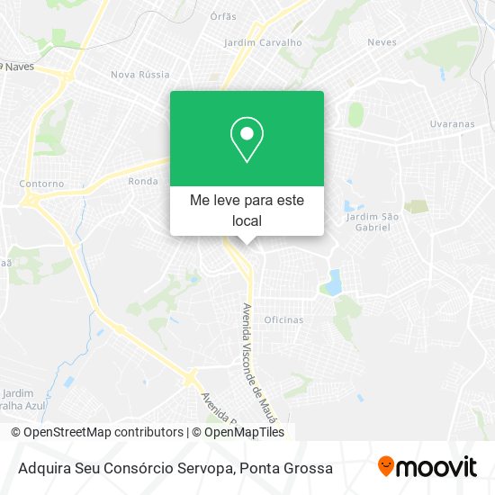 Adquira Seu Consórcio Servopa mapa