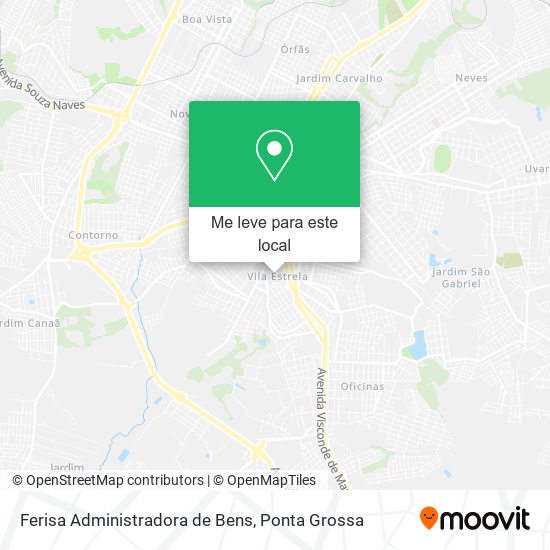 Ferisa Administradora de Bens mapa