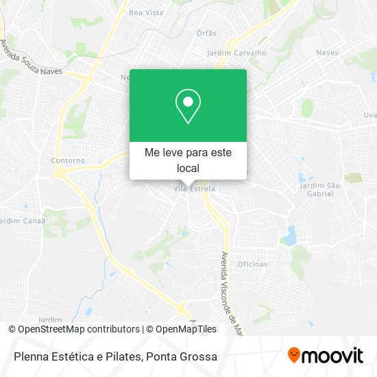 Plenna Estética e Pilates mapa