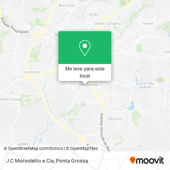 J C Morsoletto e Cia mapa