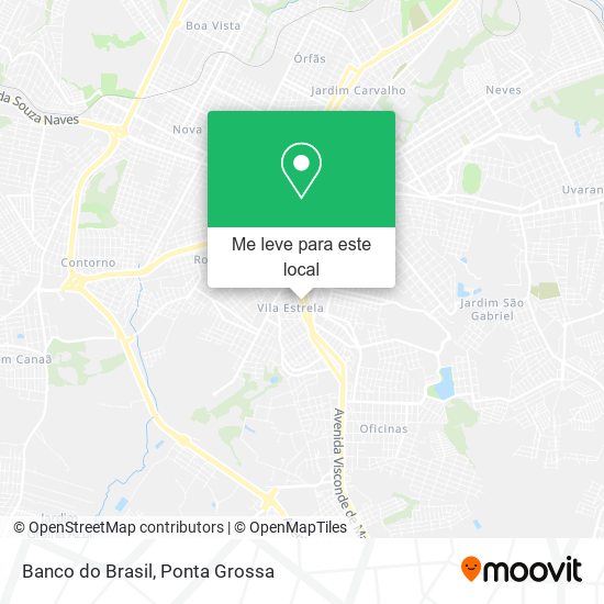 Banco do Brasil mapa