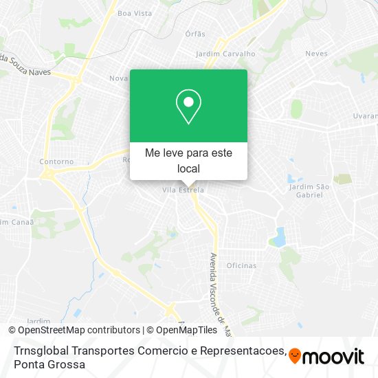 Trnsglobal Transportes Comercio e Representacoes mapa