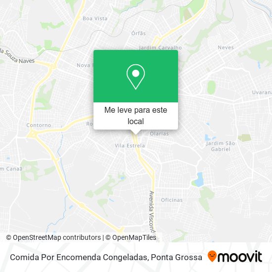 Comida Por Encomenda Congeladas mapa