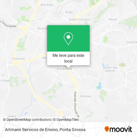 Artmann Servicos de Ensino mapa