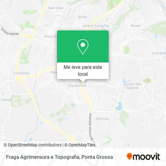 Fraga Agrimensura e Topografia mapa