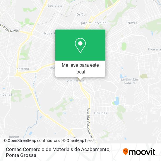 Comac Comercio de Materiais de Acabamento mapa