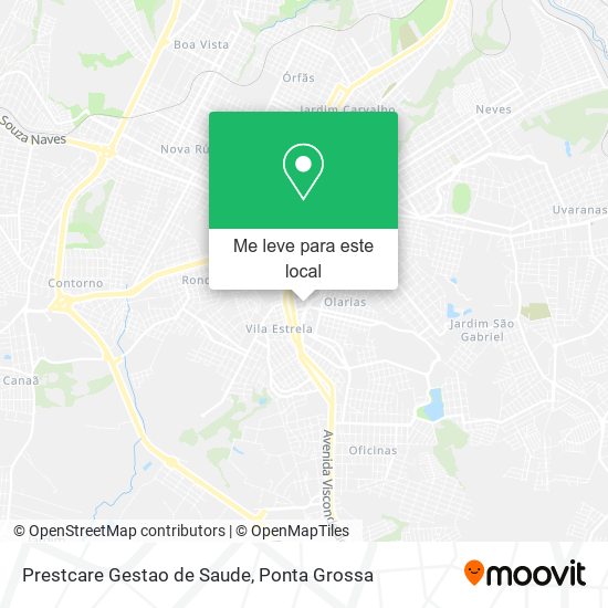 Prestcare Gestao de Saude mapa