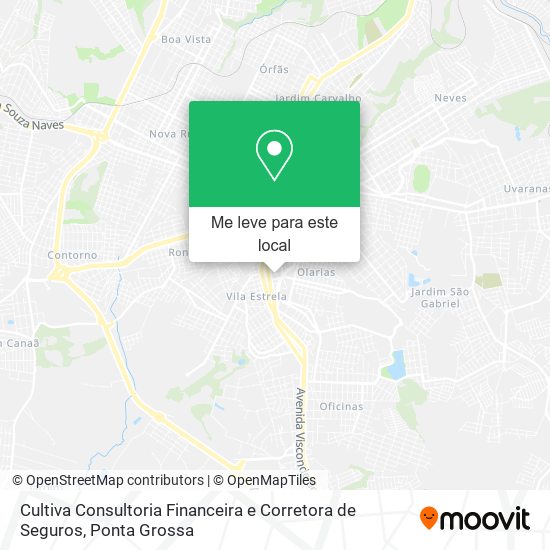 Cultiva Consultoria Financeira e Corretora de Seguros mapa