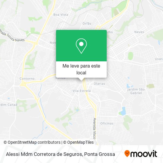 Alessi Mdm Corretora de Seguros mapa