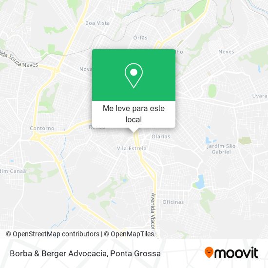 Borba & Berger Advocacia mapa