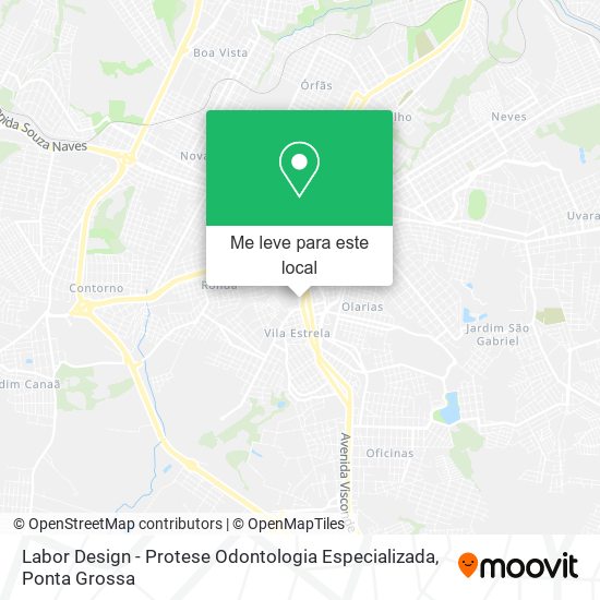 Labor Design - Protese Odontologia Especializada mapa