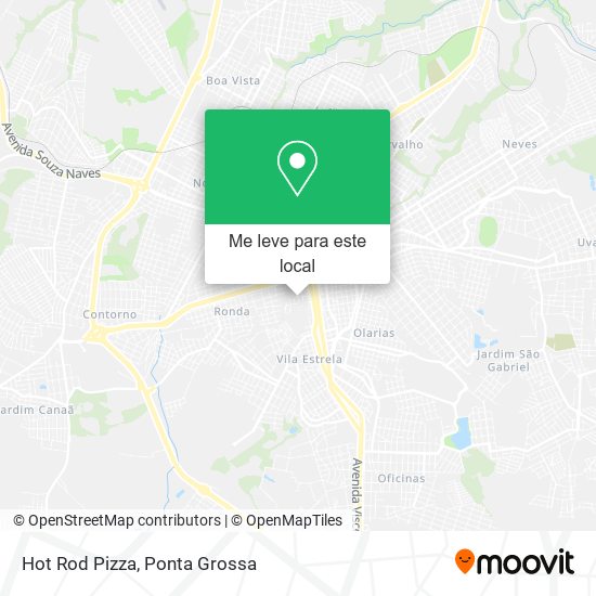 Hot Rod Pizza mapa