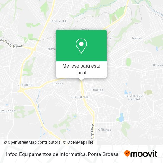 Infoq Equipamentos de Informatíca mapa