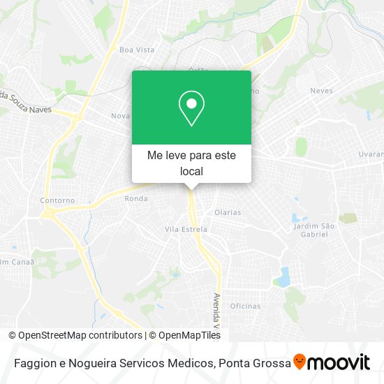 Faggion e Nogueira Servicos Medicos mapa