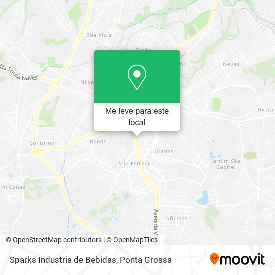 Sparks Industria de Bebidas mapa