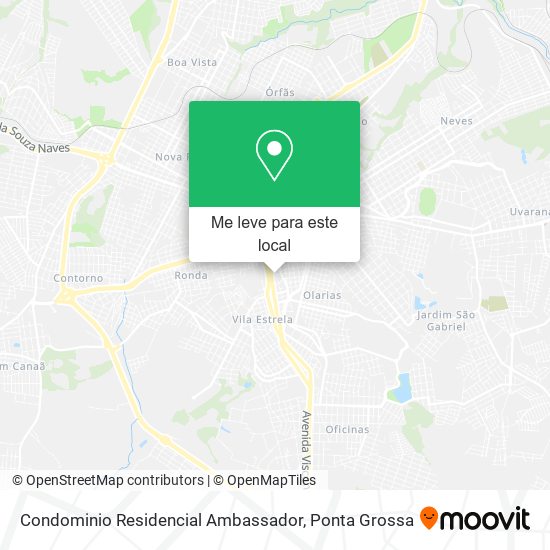 Condominio Residencial Ambassador mapa