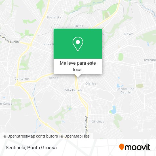 Sentinela mapa